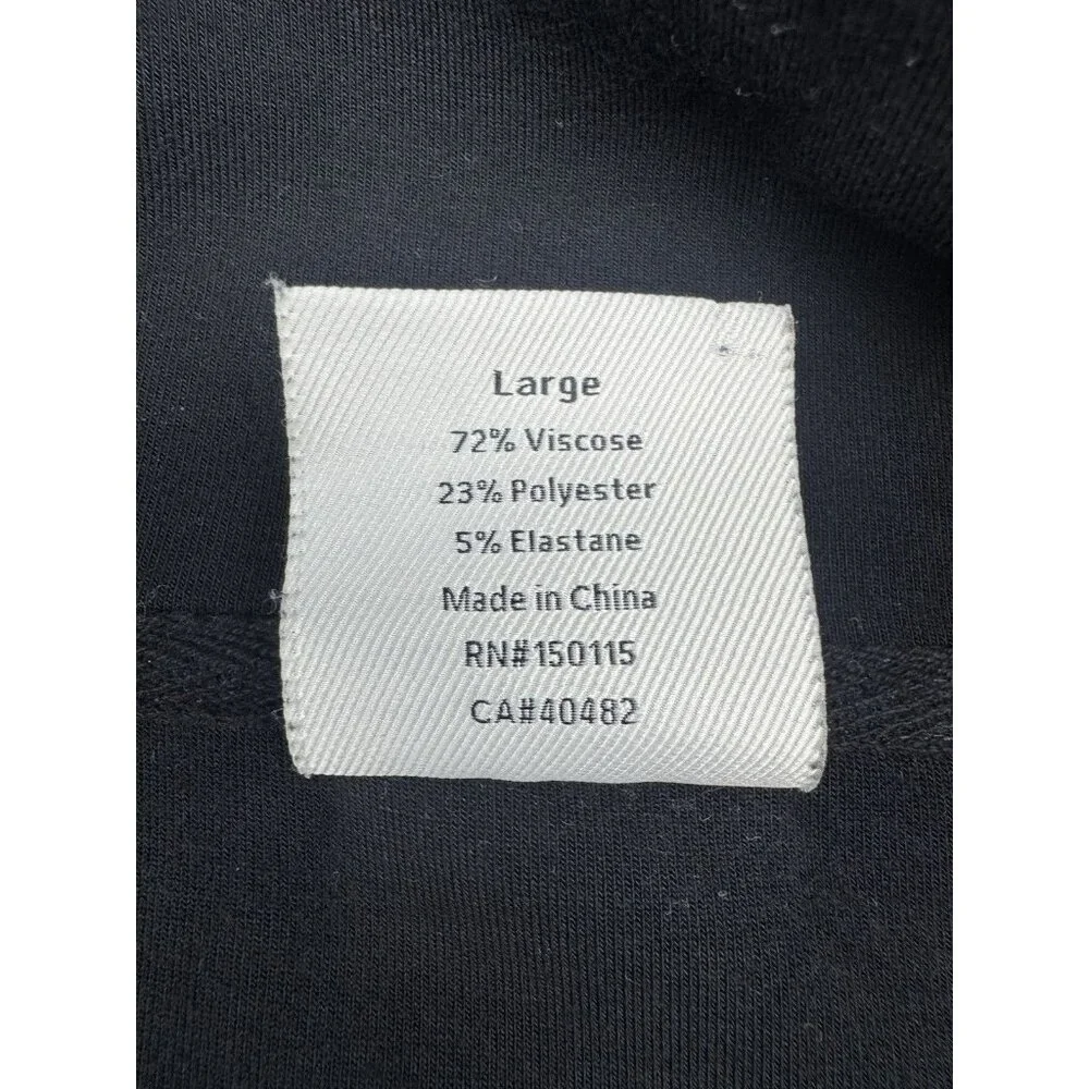 Varley Black Doublesoft Hawley 1/2 Zip Womens Sweatshirt L Soft Luxe Athleisure - Picture 7 of 10
